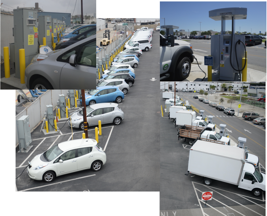 Images of Vehicles Charging
